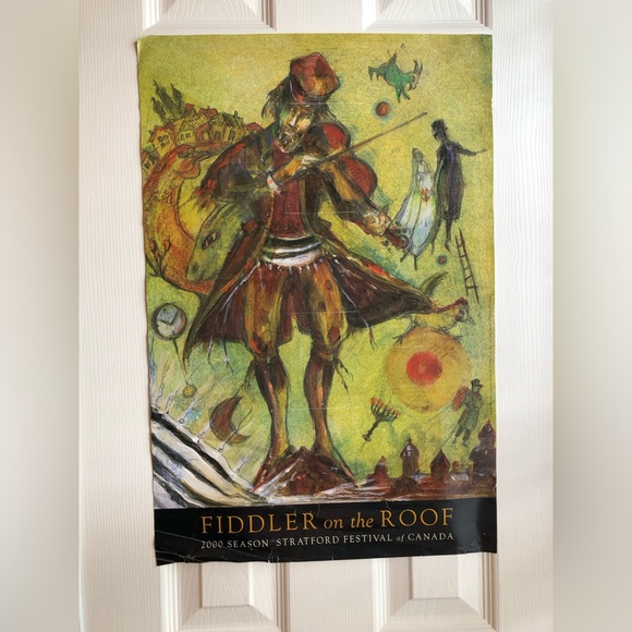 Stratford Theatre Festival Fiddler on the Roof Production Poster - Picture 3 of 13